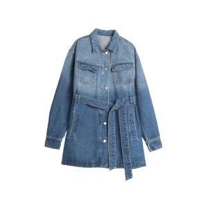 Женское платье с длинными рукавами ELLE, синий