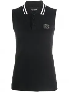 Рубашка поло с нашивкой-логотипом Plein Sport, черный