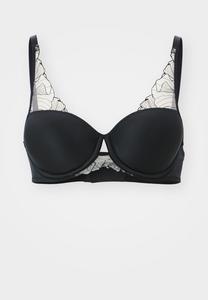 Бюстгальтер на косточках PULP TATTOO LOVE HALF CUP MEMORY BRA Chantelle, черный