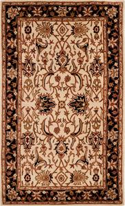 Ковер для интерьера SAFAVIEH, 69 x 122 см, Persian Legend Collection, Ivory & Black, ручной работы из традиционной шерсти, идеально для помещений с высокой проходимостью: прихожая, гостиная, спальня (PL523D)