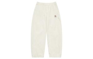 MLB Коллекция в стиле Preppy New York Yankees SS25 карго-штаны унисекс Ivory