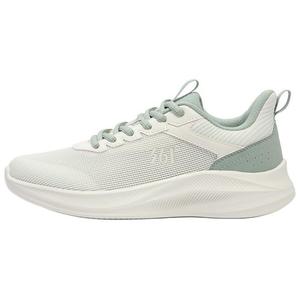 Амортизирующие и дышащие низкие кроссовки для бега Sprint женские бело- 361°, Feather белый/светло-зеленый