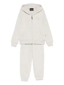 Комплект спортивного костюма с капюшоном John Richmond Junior, серый