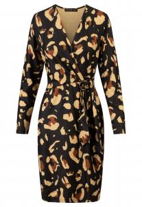 APART Платье в цветах Brown, Light Brown, Dark Brown