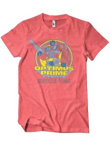 Футболка красного цвета Transformers