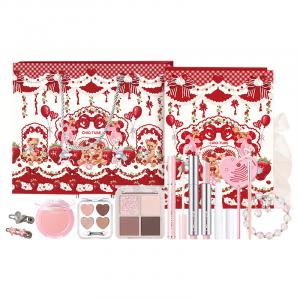 Новогодная жидкая помада-румяна-тени легко растушевываются натуральный матовый эффект зеркальное покрытие контуринг CHIOTURE