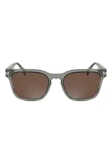 Солнцезащитные очки в квадратной оправе Lacoste, серый