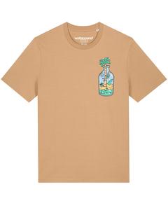 Рубашка Watapparel Holiday in a bottle, коричневый