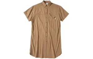 Женское платье с коротким рукавом NOTHOMME, хаки