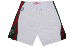 Mitchell Ness Повседневные шорты унисекс, белые, средней толщины