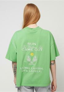 Футболка Pegador FLORA HEAVY TEE, Washed Peppermint Green/Green