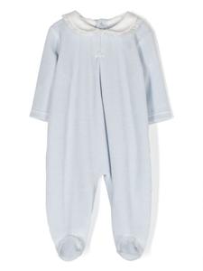 La Stupenderia бархатное боди с длинными рукавами, синий