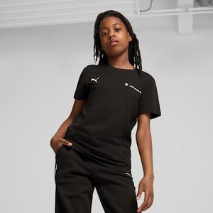 Футболка для больших детей с автоспортом Bmw M Motorsport Essentials Puma, черный