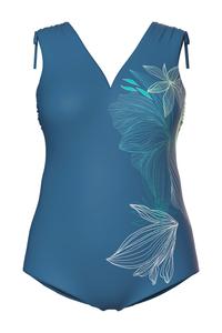 Треугольный купальник Ulla Popken, синий