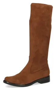 Ботинки-слипоны Caprice, классического силуэта, голенище размера XS, цвет Brandy