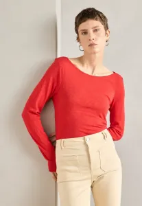 Топ с длинными рукавами и вырезом-лодочкой Marc O'Polo, Bright Red