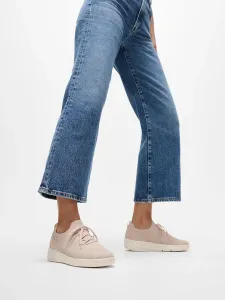 Женские кроссовки FitFlop, супер-Q вязанные слипоны на шнуровке, бежевый