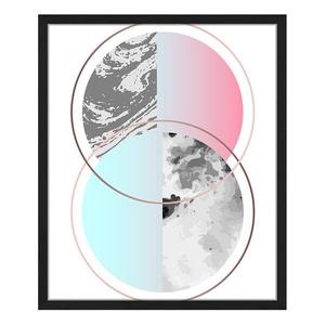 Картина Any Image Two Circles, 52x62x2,6 см, разноцветный