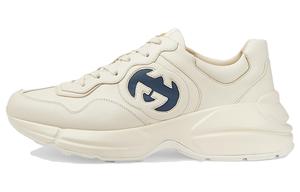 GUCCI Кроссовки Rhyton 'Interlocking G Ivory Blue'