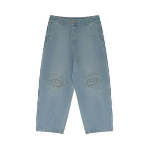 Джинсы HOUSE OF ERRORS Eye Pad Straight Fit Jeans, Blue