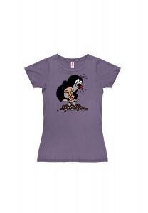 Новая футболка для девочек «Маленький крот» LOGOSHIRT, лавандовый