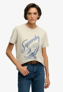 Футболка с принтом «наследие хэмптонс» Superdry & Co, Peyote Beige