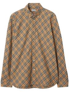 Burberry рубашка в клетку Vintage Check, нейтральный цвет