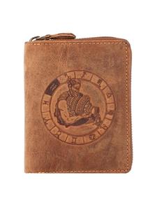 Кошелек Greenburry Vintage Sternzeichen Leder 10 cm, цвет wassermann
