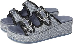 Сандалии Anne Klein Vineyard, цвет Blue Raffia