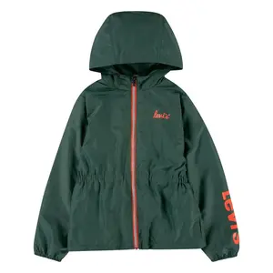Куртка Levi's Fleece Lined Windbreaker, зеленый