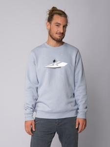 Толстовка wat? Apparel Fly me to the moon, цвет serene blue