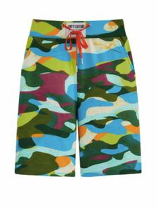 Шорты с завышенной талией и логотипом в разноцветном исполнении Juicy Couture, цвет multi