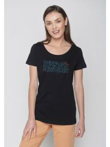 Футболка Bike Connect черного цвета GreenBomb