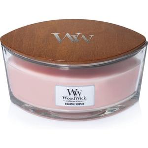 Ароматическая свеча Ellipse с потрескивающим фитилем Coastal Sunset, время горения 50 часов, парафин Woodwick