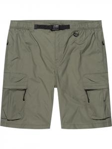 Короткие шорты "Trail Shorts" зеленого цвета Vintage Industries