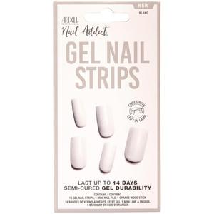 Полуполимерные гелевые полоски для ногтей Nail Addict - белые, стойкие. Ardell
