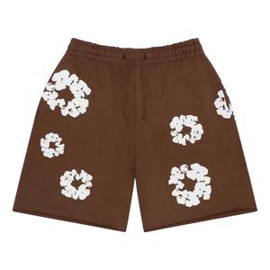 Джинсовые шорты Denim Tears Cotton Wreath Sweatshorts 'Brown'
