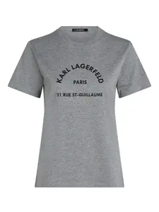 Футболка Rue St. Guillaume KARL LAGERFELD, серый