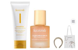 Набор шампуня и кондиционера ginger root для восстановления и контроля жирности, лечение перхоти, стойкий аромат FicceCode