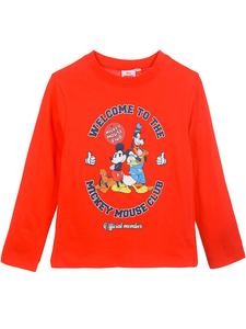 Disney Mickey Mouse Футболка с длинными рукавами "Микки" красного цвета