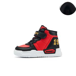 Детская обувь для повседневной жизни SNOOPY, черный/красный