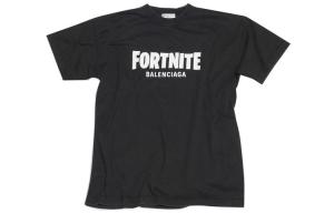 Футболка женская Balenciaga с надписью, черный