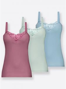 Майка в цвете ягодный + синий + мятный WITT WEIDEN