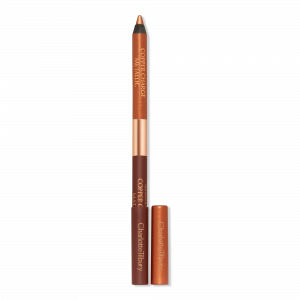 Матовая и металлическая двусторонняя подводка для глаз Charlotte Tilbury, Copper Charge (metallic rose copper, matte russet brown)