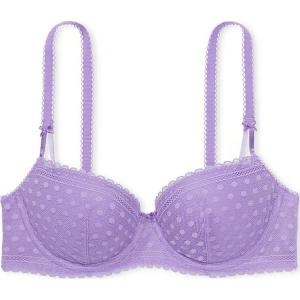 Victoria's Secret Розовый Wink Push Up Balconette Бюстгальтер / Wysteria Purple Бюстгальтер Женский Wisteria Purple