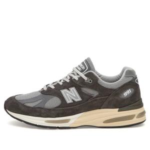 Кроссовки 991V2 New Balance, Forged Iron, Alloy & Smoked Pearl