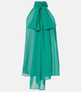 Топ на бретелях из шелкового жоржета Tom Ford, Jade