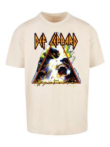 Футболка F4NT4STIC Heavy Oversize T-Shirt Def Leppard Hysteria, песочный