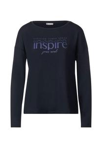 Рубашка с длинными рукавами Street One, синий