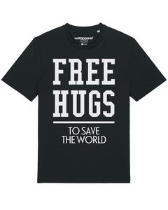 Рубашка Watapparel  Free hugs to save the world, черный